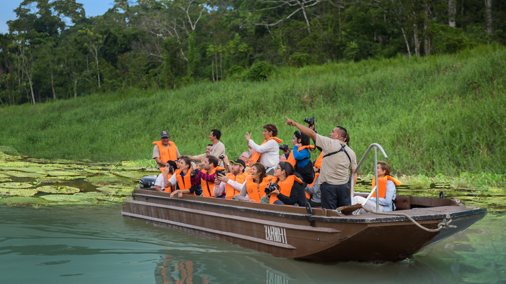 Passangers on Zafiro Boat Amazon