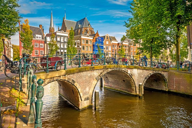 Netherlands, Holland, Amsterdam, Canal