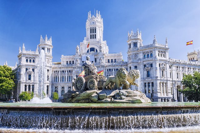 Madrid, Spain, Cibeles fountain